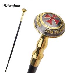 Rufengbao Punainen Risti Vapaamuurarius Vapaamuurarit Toteemi Relief Kävelykeppi Muoti Kävelykeppi Gentleman Crosier Nuppi Kävelykeppi 93cm kultaa