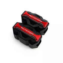 Sopii malleihin DUCATI Multistrada 950 1100 1200 1260 1200S 1260S S/ST V4 2010-2020 moottorisuojan puskurin suoja koristeellinen törmäysblokki Puna...