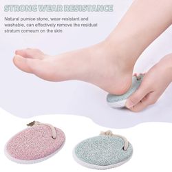 Initially 1pc Foot Stone File eksfolierende Natural Lava Stone Tank Foot Massage Pimpsten Exfoliates Hård hud Hud Hudpleje Tool grøn