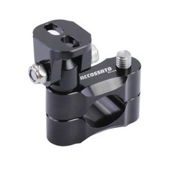 Kohdevalon työlampun asennuskiinnike säädettävä LED-valonpidike moottoripyörälle Musta S