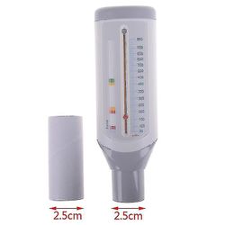 Caraele Spirometer Peak Speed Meter Expiratory Peak Flow Meter Overvågning Lungeåndedræt Rød Adult