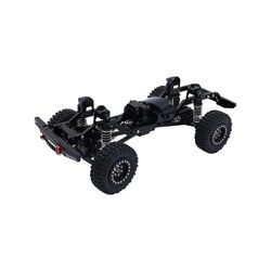 Metallmontert ramme chassis Kit For Trx4m Trx4-m 1/18 Rc Crawler Bil oppgradering Deler Tilbehør, svart