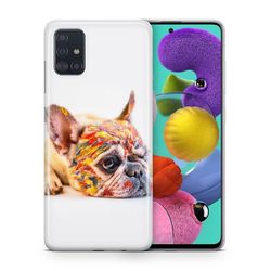 König Taske Mobiltelefonbeskytter til Samsung Galaxy A02s Case Cover Bag Kofanger Cases TPU Bulldog farverige