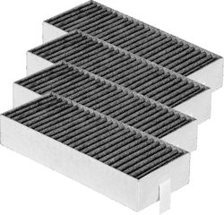 Activated Carbon Filters 2024 4stk aktiverede kulfiltre til emhætte Siemens Hz9vrcr0 17004796 / Bosch Hez9vrcr0 17004805 / Neff Z821vr0 17004806 / ...