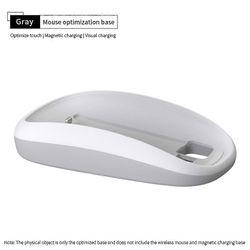 Fsw-hiirelle optimoitu pohja Apple Magic Mouse 2 -latausalustalle Ergonominen langaton latausalustan kuori Lisää korkeutta Optimoi tuntuma Harmaa