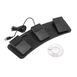 Fs3-p Usb Triple Foot Switch Polkimen ohjaus näppäimistö Hiiri PC Peli Muovi