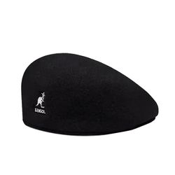 DeliaWinterfel Menn Kvinner Caps Kenguru Beret Artist Beanie Hat svart M(56-58CM)