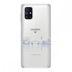 Crazy Kase Sag til Samsung Galaxy M51 i blød silikone, monumenter i London
