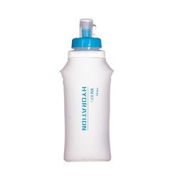 Yunshu Foldbar 500mL TPU udendørs sportsvandhydreringsflaske til løb HVID
