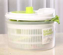 Linkrunning Salat Spinner Salat Spinner Salat Tørretumbler Vegetabilsk tørretumbler Salat Manager med krumtapsigte Som vist As shown