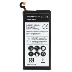 MTK 2550mAh Li-ion udskiftning batteri Samsung Galaxy S6 G920