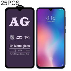 JVY 25 PCS AG Matte Anti Blåt lys Fuld cover hærdet glas til Xiaomi Mi 9 SE