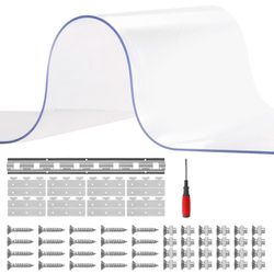 Succebuy nauhaverho, 8kpl kirkas PVC-nauhaoviverho, pakastinverho, muoviset ovinauhat pakastimiin, jäähdyttimiin ja varasto-oviin