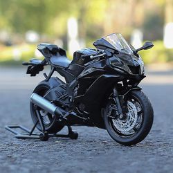 01:12 Yamaha Yzf-R6 Die Cast Alloy Toy Motorsykkel Motorsykkel Racing Car Modeller Biler Leker For Barn Collectible Gift Black no box