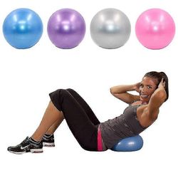 25cm Pilates Pallo Räjähdyssuojattu jooga Core Ball Indoor Balance Jumppa Gym Ball kuntoiluun Pilates Laitteet Fitness Ball -Yx Harmaa