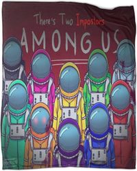 Among Us 3D-peitto, yksinkertainen muotoilu, fleecepeitot, pehmoinen flanellihuopa, paksunnetut peitot sohvalle, erittäin pehmeät ja lämpimät mikro...
