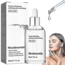 Tyypit, niasiiniamidiesanssi ihon kirkastamiseen ja rauhoittamiseen, ikääntymistä estävä kasvoseerumi nikotiiniamidilla, niasiinilla 1 kpl