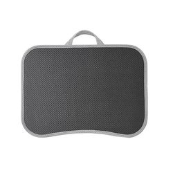 Sylipöytä pehmustetulla tyynyllä kannettaville tietokoneille, kahvalla