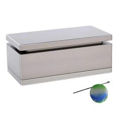 2X4 tuuman hartsikoneen esipuristuslevy, puhdasta alumiinia oleva esipuristusmuottilevy silikonikotelolla Hopeanhohtoinen