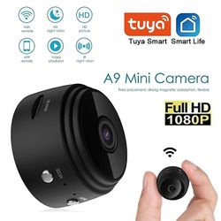 A9 1080p Tuya Smart Life Mini Ip kamera Wifi Sikkerhed Hjem Nanny Videoovervågning