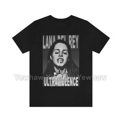 Hishark Lana Del Rey T-skjorte svart L