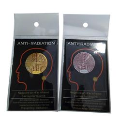 10kpl säteilysuojasuoja Shield EMF Protection matkapuhelintarra Emr-e Hopea