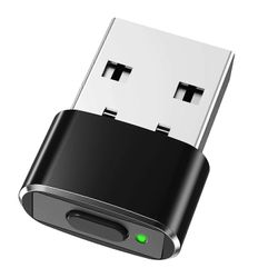 Hiiren jiggler Havaitsematon automaattinen liikkuja Ei ohjelmistoa Plug-and-Play simuloi hiiren liikettä kannettava tietokone Musta