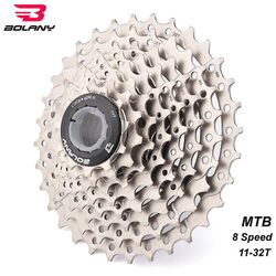 Bolany Mountain Bike Mtb 8 Speed Kassette 8 Velocidade 8s 32t Cykel Dele Frihjul Tandhjul Tandhjul 11-32t Cykel Svinghjul Tilbehør