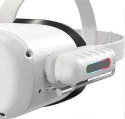 Akku Oculus Quest 2,5000 mAh: n kevyelle kannettavalle VR: lle pidennetty teho pidennetty 2.5 tunnin peliaika