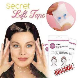 40pcs / boks Secret Lift Tape Effektiv Ansigt Sticker Tynd Usynlig