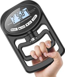 Hånddynamometer Grip Styrke Trener - Elektronisk Håndgrep Styrke Tester Grep Strengthener Hand Exerciser Meter Digital Hand Grip Training Gauge