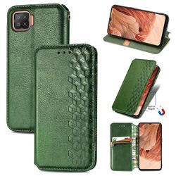 Gangxun Sag For Oppo A73/f17 Flip Cover Tegnebog Flip Cover Tegnebog Magnetisk Beskyttende Handytasche sag Etui - Grøn