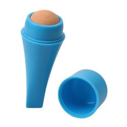 Jying Vulkansk olie absorbere ball roller facial care massage rullende stick (sort blå pink)