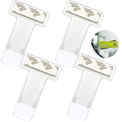 Barsinfi Parkeringsbilletholder, Timing Ticket Holder, Plastic (4 stk)