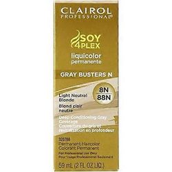 Clairol Soy4Plex Liquicolor Permanente Harmaa Busters N 8N/88N Vaalea Neutraali Blondi 2oz / 59ml