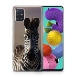 König Taske Mobiltelefonbeskytter til Samsung Galaxy A12 Case Cover Taske Kofanger Sager TPU Ny Zebra