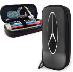 Kerota Mercedes Benz penaali, teini-ikäinen, suurikapasiteettinen penaali, kestävät kynäkotelot vetoketjulla yksi kotelo, päivityspidikkeen paperit...