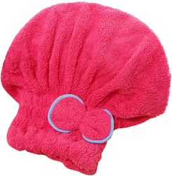 Suren 1 hårtørrer cap, Super soft håndklæde badehætte Rose Red