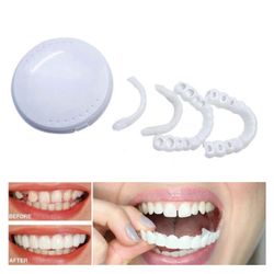 Mukavat ylemmät alemmat tekohampaiden viilut Fake Tooth Cover, Healthy Creative Smiling Viilut