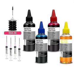 Varten 301 302 304 305 Xl Tulostin Muste Deskjet 2540 2050 2510 2620 2630 2632 5030 5020 3720 3730 Väriainemustesarja 100 ml-2BK