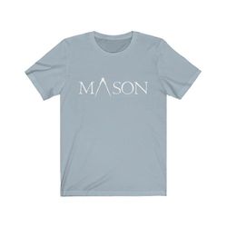Bricks Masons Mason kompas frimurerisk t-shirt Lyseblå M