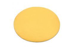 RugsX Tæppe BUNNY cirkel guld EFTERLIGNING AF KANINPELS circle 160 cm