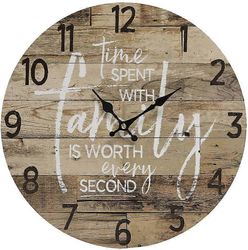 Ulkokellot, suuri ulkona sisäkello Vedenpitävä Seinäkello Säänkestävä ei-tikittävä akkukäyttöinen sisustuskello Patio-altaan aidan kuistille