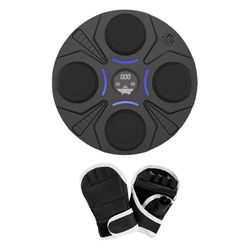 Elektroninen nyrkkeilykone Musiikkinyrkkeilykohde valonnopeudella säädettävissä musta