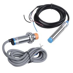 Speed Sensor DC 6-36V Pnp No 3-wire 4mm cylindrisk induktiv närhetssensor Approach Switch Lj12a3-4-z / by & Ljc18a3-h-z / by 1-10mm Capacita Röd