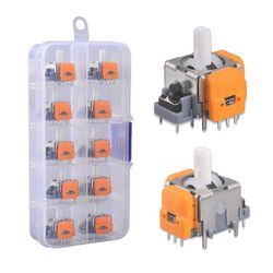 10 kpl 3D Hall Effect -ohjaussauva säädettävissä ei ajelehtimista PS5:lle