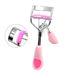 Øjenvipper Curler klip med Kam hjerte mønster naturlige øjenvipper pincet falske øjenvipper Værktøjer Makeup Tilbehør Tools Pink