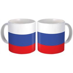 Xpgifts Gavekrus: Russland-flagg Hvit