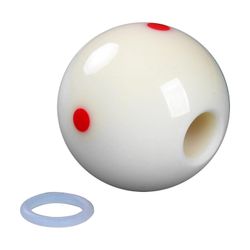 Biljardi Cue Ball with Hole Biljardi Harjoittele pallopoolia Cue Stroke Training Vain vihjepallo 57.2mm