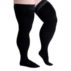 5xl erittäin suuret 34-46 mmhg lääketieteelliset kompressiosukat suonikohjuihin naisten suljettu varvas asteittainen paine reisi korkea Socks_fi -C...